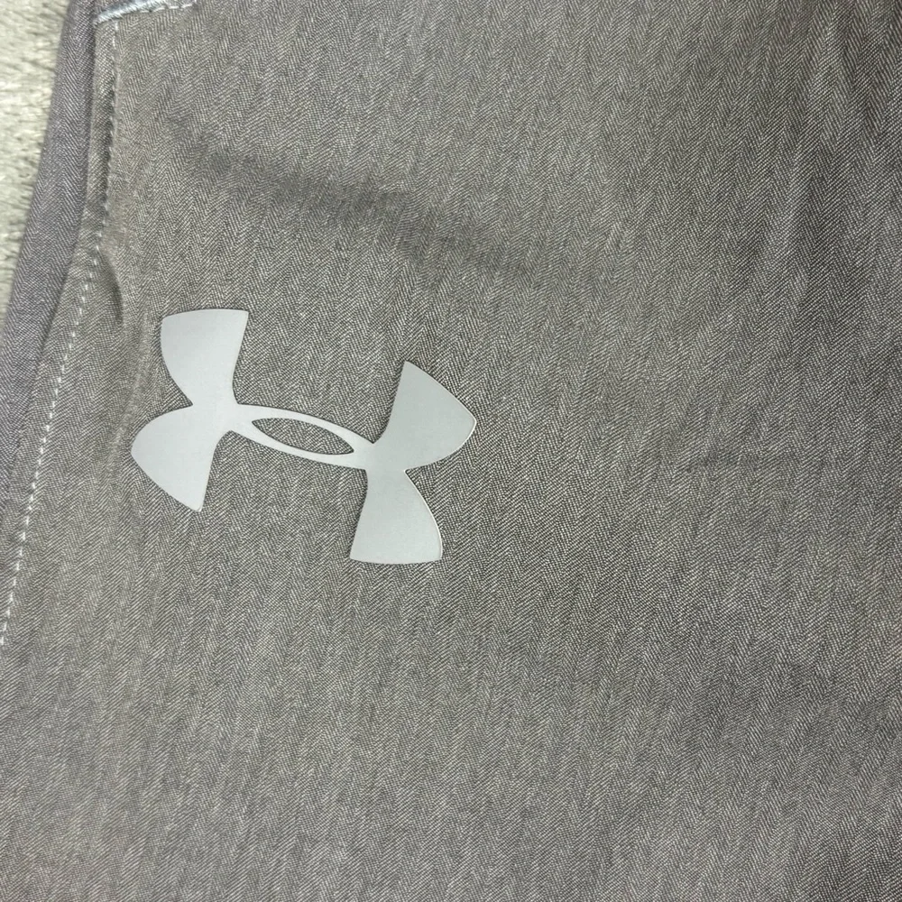 Under Armour Pants Mens XL Gray WG‎ Woven Tapered Fitted Stretch Drawstring
